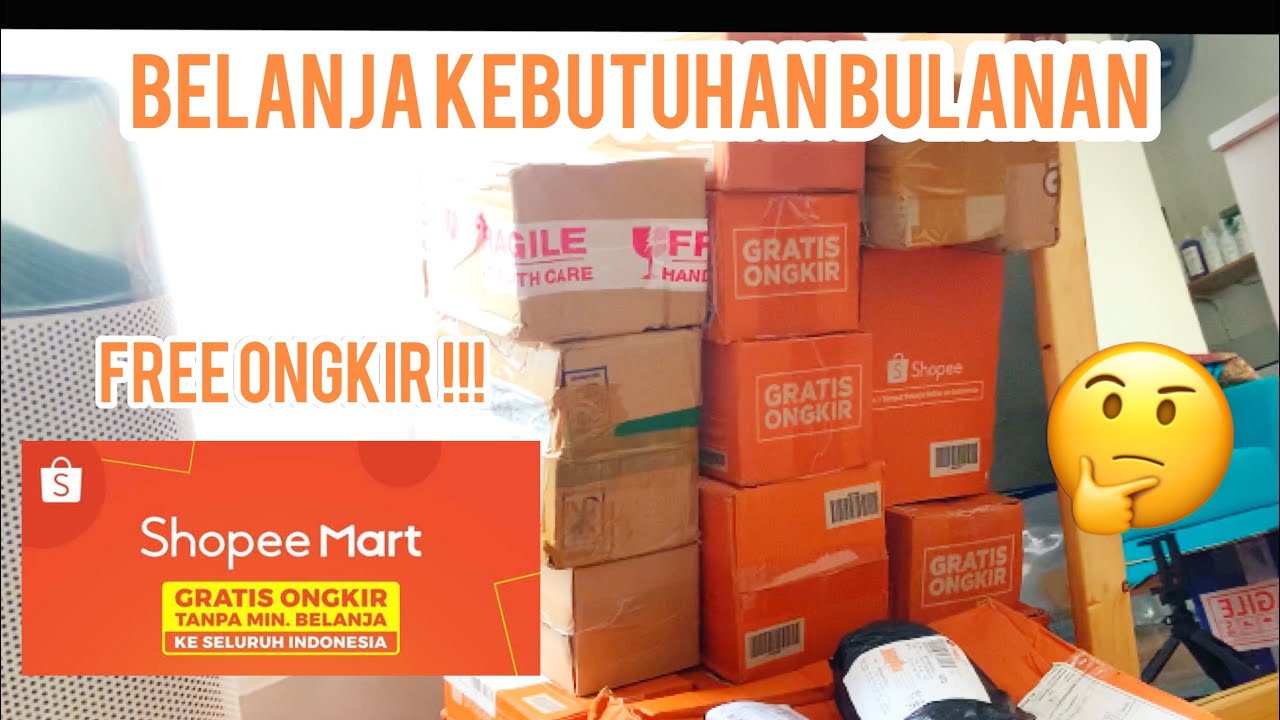 BELANJA BULANAN DI SHOPEE MART?! Beli jajanan dan kebutuhan sehari-hari|| anny days