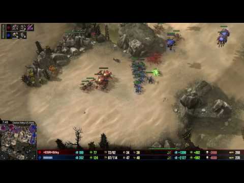 Starcraft 2 - ZvZ - Scarlett vs Silky on Cactus Valley
