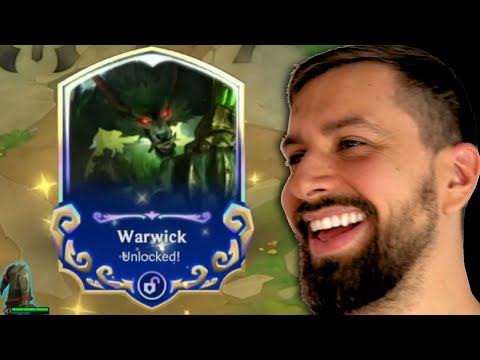 They finally made Warwick ACTUALLY good. I also found a Quickstriker Emblem.