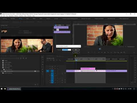 Adobe Premiere Pro CC Tutorial: Push transition with Motion Blur