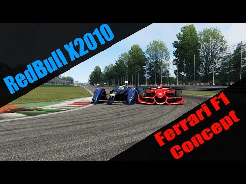 RedBull X2010 - VS - Ferrari F1 Concept Car | Assetto Corsa