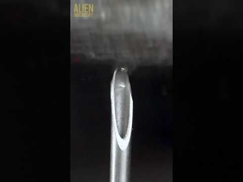 NEEDLE TEST #asmr #satisfying #closeup #relaxing #macro #art #zoom