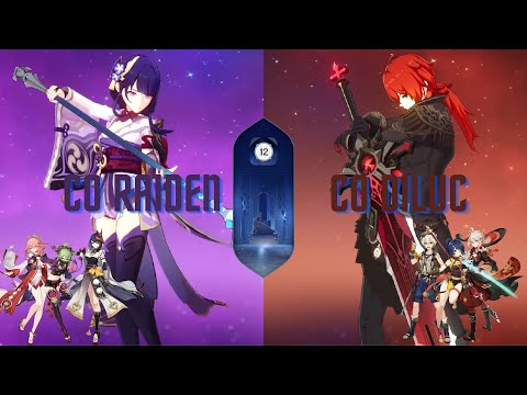 Spiral Abyss 2.7 | Diluc Mono Pyro and Raiden Mono Electro