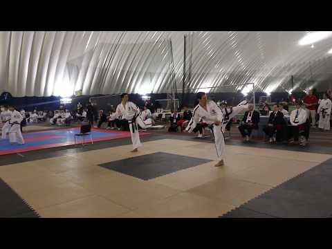4th Dan patterns finals - Canada vs USA - ITF Blackburn Challenge