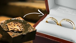 Wytwarzanie obrączek ślubnych ze złota