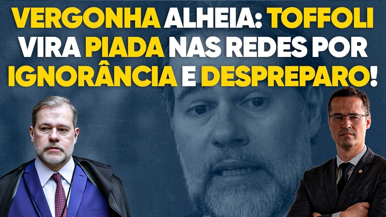 Vergonha! Toffoli fala abobrinhas e vira piada nas redes