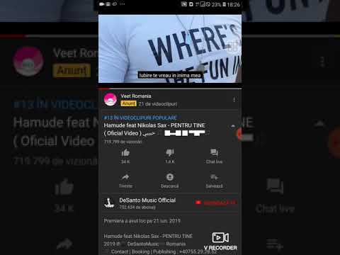 Nicolas Sax feat Hamude .Pentru tine traducere