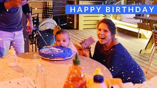 First Birthday Cake Smash 🍰💙 Super Blue Icing