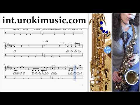 How to Play Saxophone (Alto) Khalid - Self Tabs um-a-n352