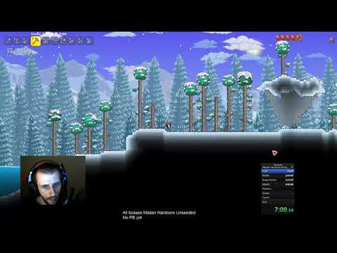 Terraria Speedrun Master Hardcore all bosses No glitches - 8:11:51