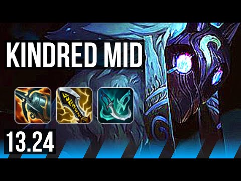 KINDRED vs SYNDRA (MID) | 2.5M mastery, 8 solo kills, 400+ games | BR Master | 13.24