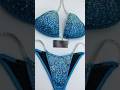 Blue Gradient Bikini Competition Suit BM173-1