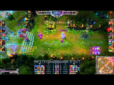 3 pentakills in 3 minutes in one game