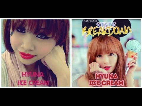 Korean Inspired Look :Hyuna Ice Cream Look