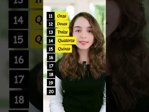 French Numbers 11-20 #frenchlanguage #learnfrench