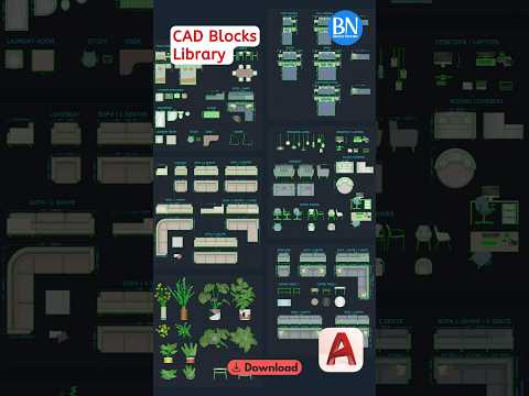 🚀💻Download CAD blocks furniture library. ➡️ https://blocksnorcam.com/