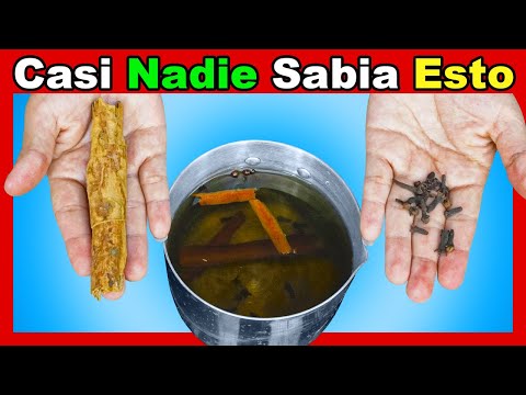 Mezcla Clavo de Olor con Canela pero de esta manera y se volverá tu remedio casero favorito!