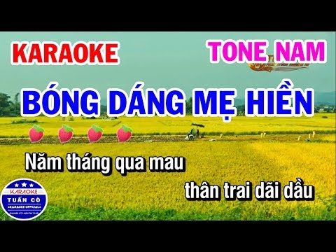 Karaoke Bóng Dáng Mẹ Hiền | Nhạc Sống Tone Nam | Karaoke Tuấn Cò