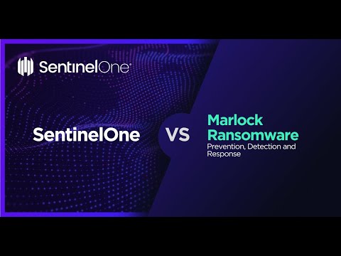 SentinelOne Vs. Marlock Ransomware – Mitigation and Rollback