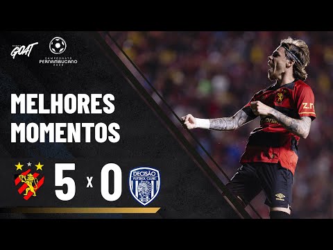 SPORT APLICA 5 A 0 NO DECISÃO! BARLETTA ABRE O CAMINHO E O LEÃO VENCE NO PERNAMBUCANO!