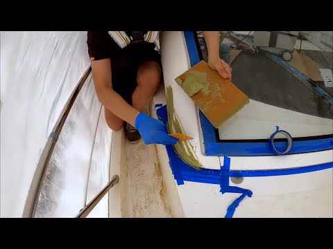 BOAT Restoration - FAIRING A Pillars and Cockpit Spring CLEAN - EP.66