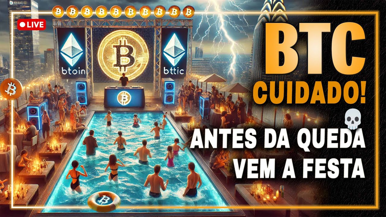 💀 CUIDADO!! BITCOIN PODE PRECISAR DE CORREÇÃO 🔴 ANÁLISE AO VIVO DO BTC
