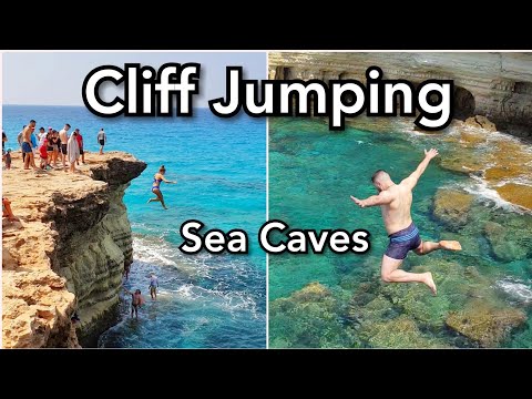 Sea Caves Ayia Napa - Cliff Jumping