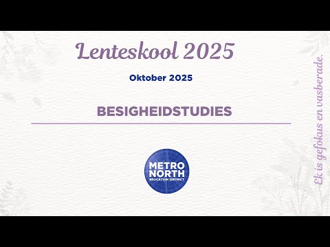 Lenteskool MNED Besigheidstudies Vraestel 2 2025
