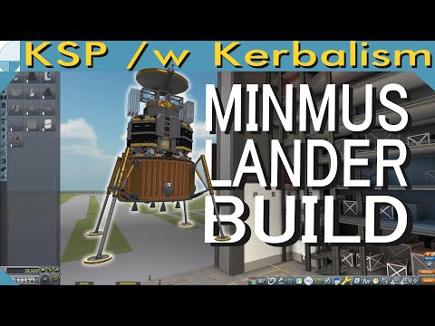 Minmus Lander Build | Stream pt. 1/3 (KSP 1.11.2)