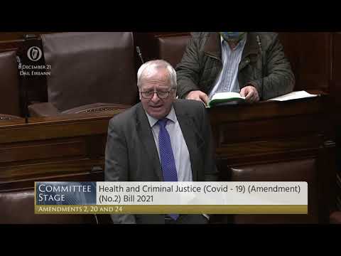 Mattie McGrath on Covid certs and emergency powers