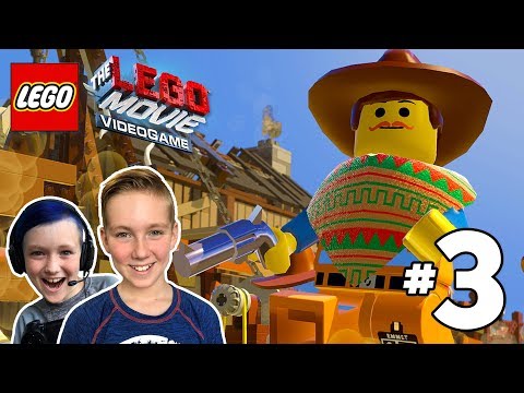The LEGO Movie Videogame Gameplay Walkthrough Part 3 - The Wild West