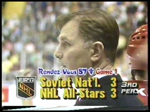 NHL - 1987 - Rendez Vous Game 2 -  NHL All Stars Vs Soviet National Team