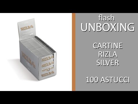 Flash Unboxing cartine Rizla Silver