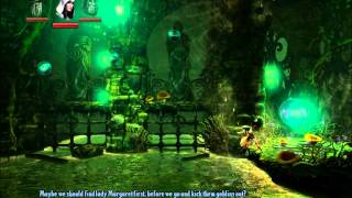 Let's Play Trine 2 DLC the Goblin Menace Part 1: Better have some skill.