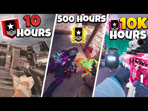 What 10,000 Hours of Rainbow 6 Siege looks like