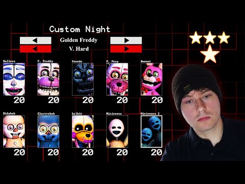 I FINALLY BEAT 10/20 Mode in FNAF Sister Location