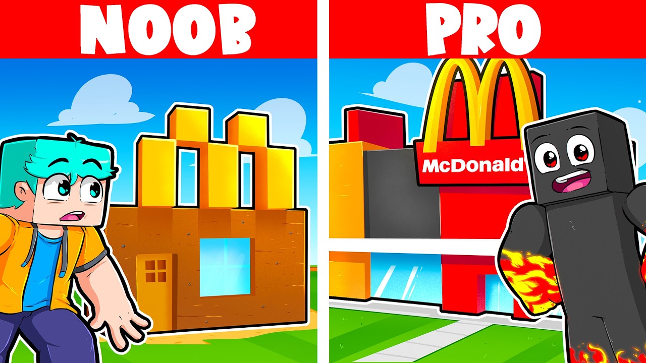 RESTAURANTE NOOB vs PRO do MINECRAFT