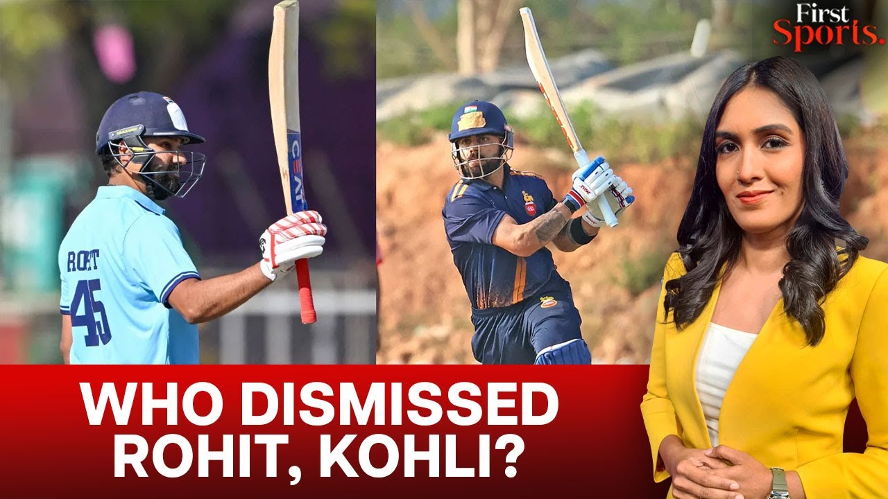 Vijay Hazare: Rohit Out For Golden Duck, Kohli Scores 77 | First Sports With Rupha Ramani | N18L