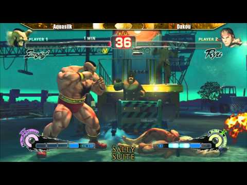 Aquasilk vs ElivePro Qanba Dakou - CCG Salty Suite @ EVO 2012