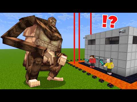 ATTACK ON TITAN vs MOST SECURE HOUSE In Minecraft!