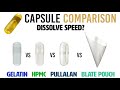 Empty Capsule Types - How Quickly Does Each Dissolve in Our Stomach?