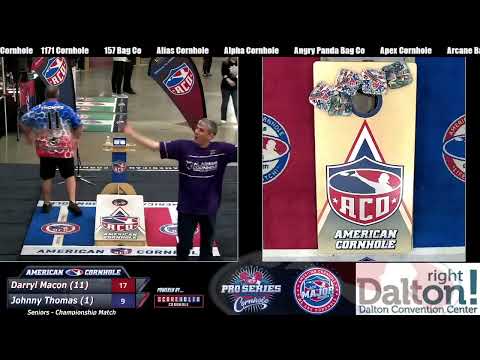 ACO FAST PITCH! -Darryl Macon vs Johnny Thomas - Seniors Championship - ACO Dalton Major 19