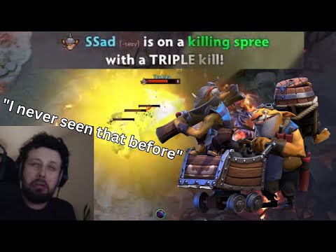 Gorgc reaction after Techies DELETED 3 heroes with 1 combo