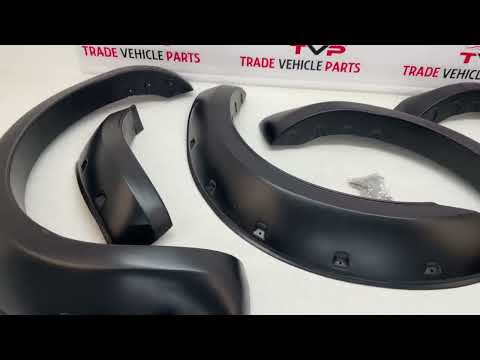 For Ford Ranger T6 09/2015-2019 Wheel Arches Fender Flares Sport Mat Black video