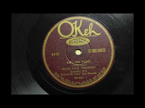 LILLIE DELK CHRISTIAN, {AIN'T SHE SWEET} 1927.