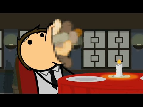 思想餐廳 (Le Telepathé - Cyanide & Happiness Shorts) 粵語粗口配音 丨狗揈揈