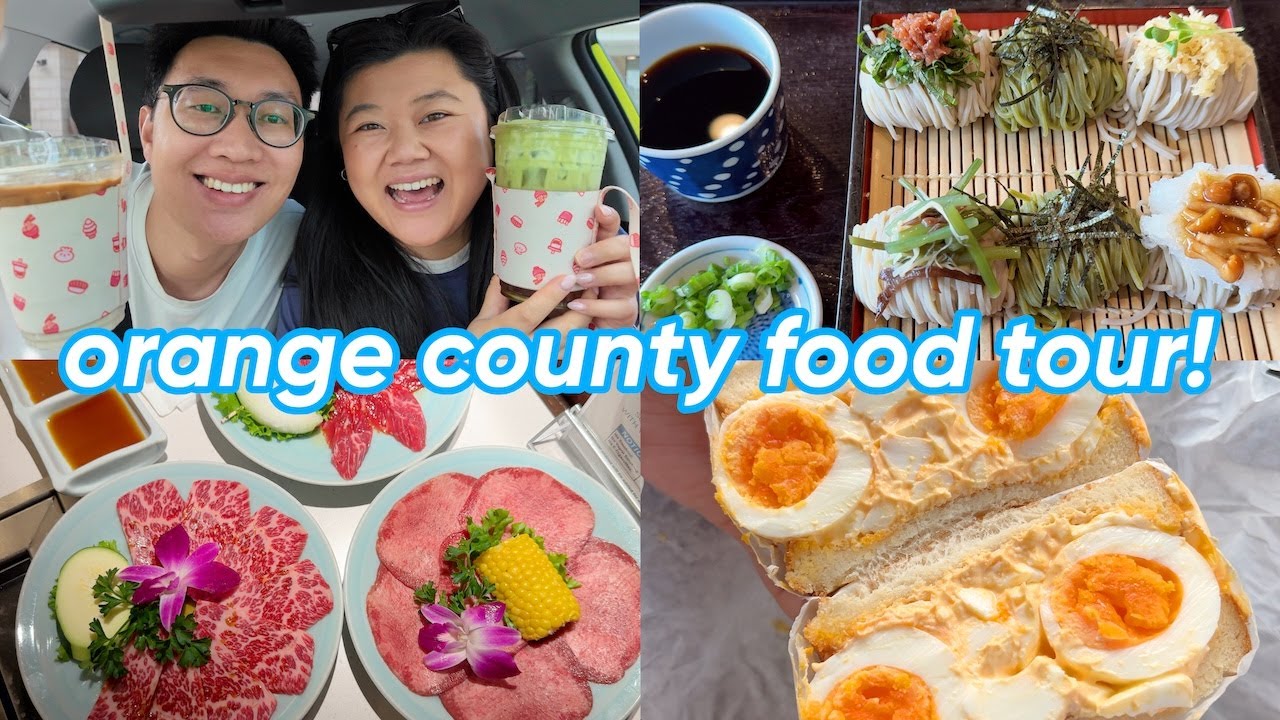 48 hours in orange county food tour! (matcha🍵, egg sando🍳, yakiniku🥩, soba🍜 + more) | VLOGMAS DAY 5