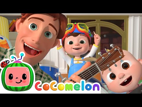 Father and Sons Song | COCOMELON 🍉 | Family Time! 👨‍👩‍👦 | MOONBUG KIDS | Family Songs for Kids