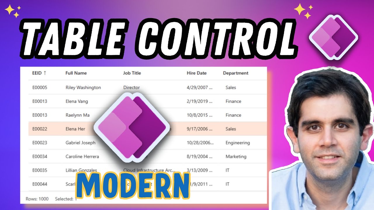 Master Power Apps Modern Table Control - Step by Step