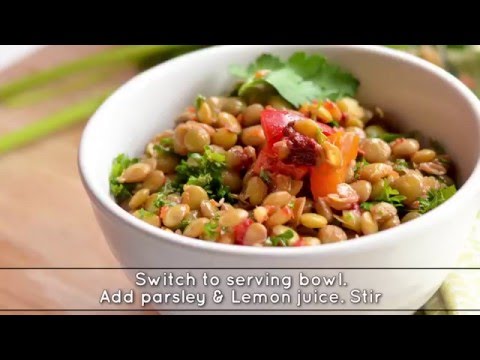Warm Lentil Salad Recipe